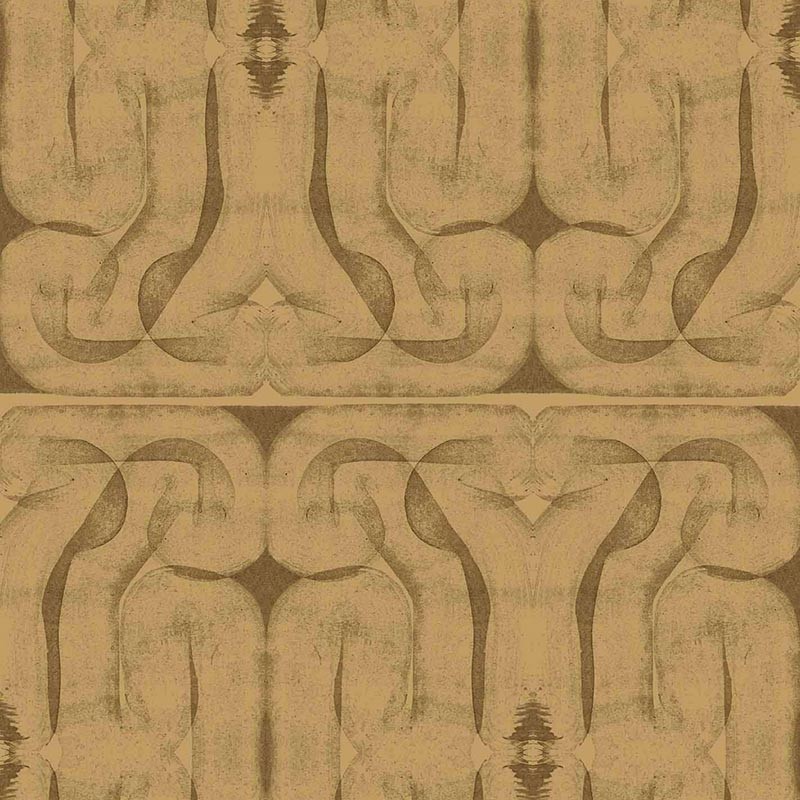Papel pintado Coordonné Rest Time Infinity Strokes Curry A00917_N