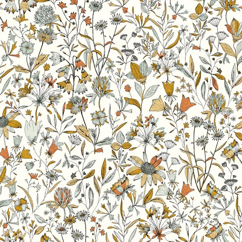 Art of Botany Jardin de Giverny AOB 10300 03 25 Papel Caselio