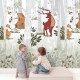 Mural Saint Honoré One Roll One Motif 2 Animal Kingdom 1861-A73301