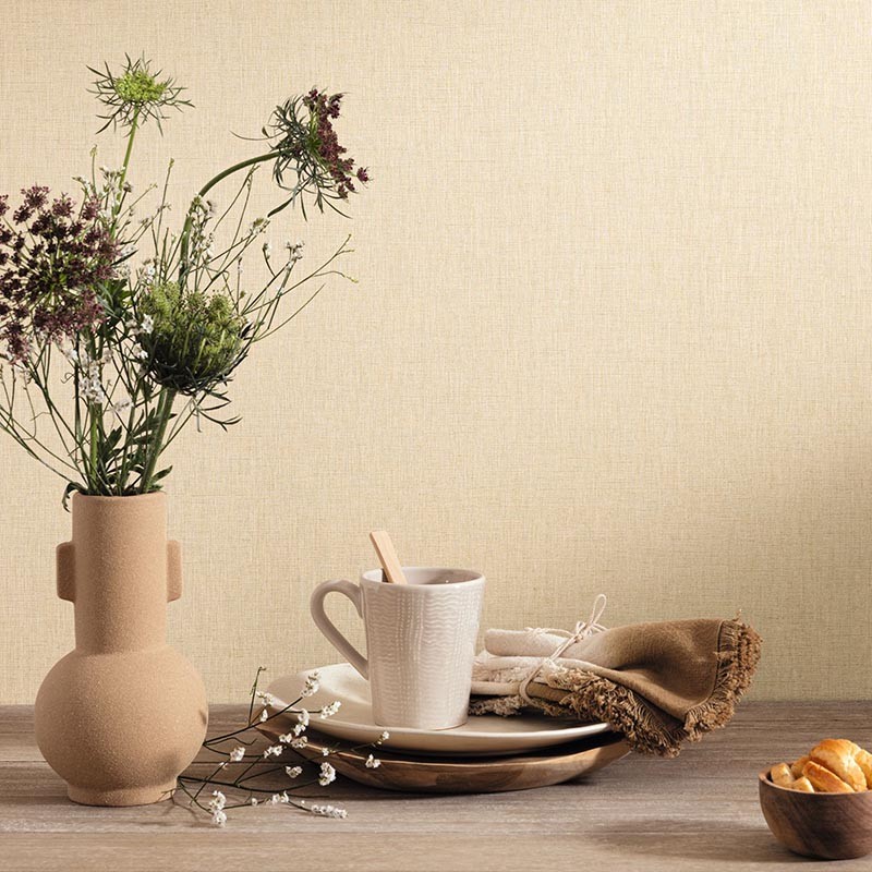 Papel Pintado Kitchen Box Uni Linen Mat KBO103221619