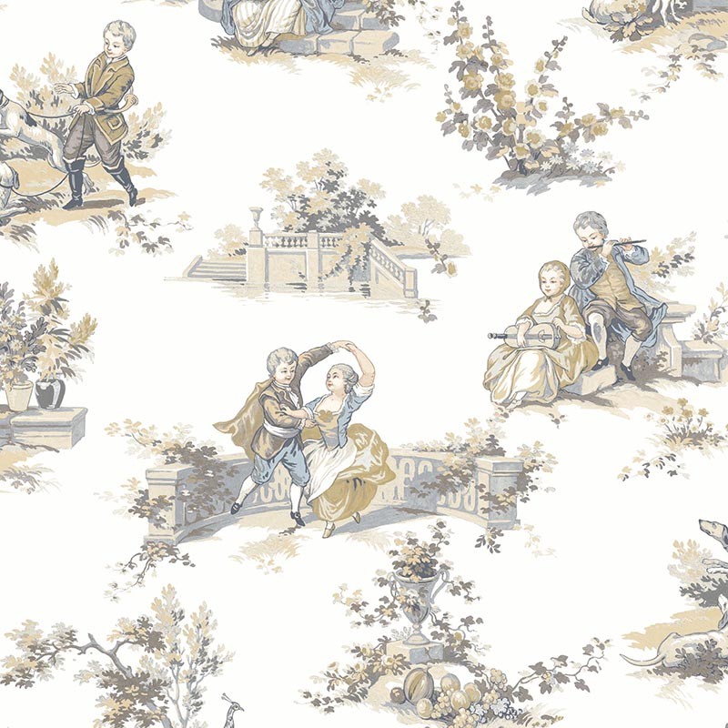 Tela Casadeco Les Belles Toiles de Jouy 2 Gavotte BTJD201761720