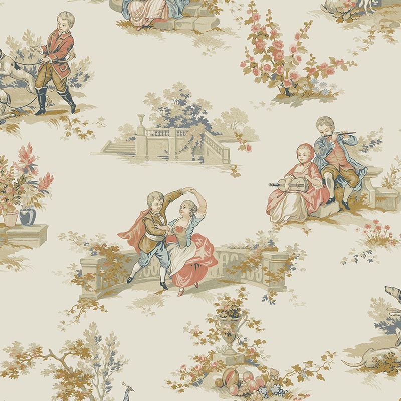 Tela Casadeco Les Belles Toiles de Jouy 2 Gavotte BTJD201761984