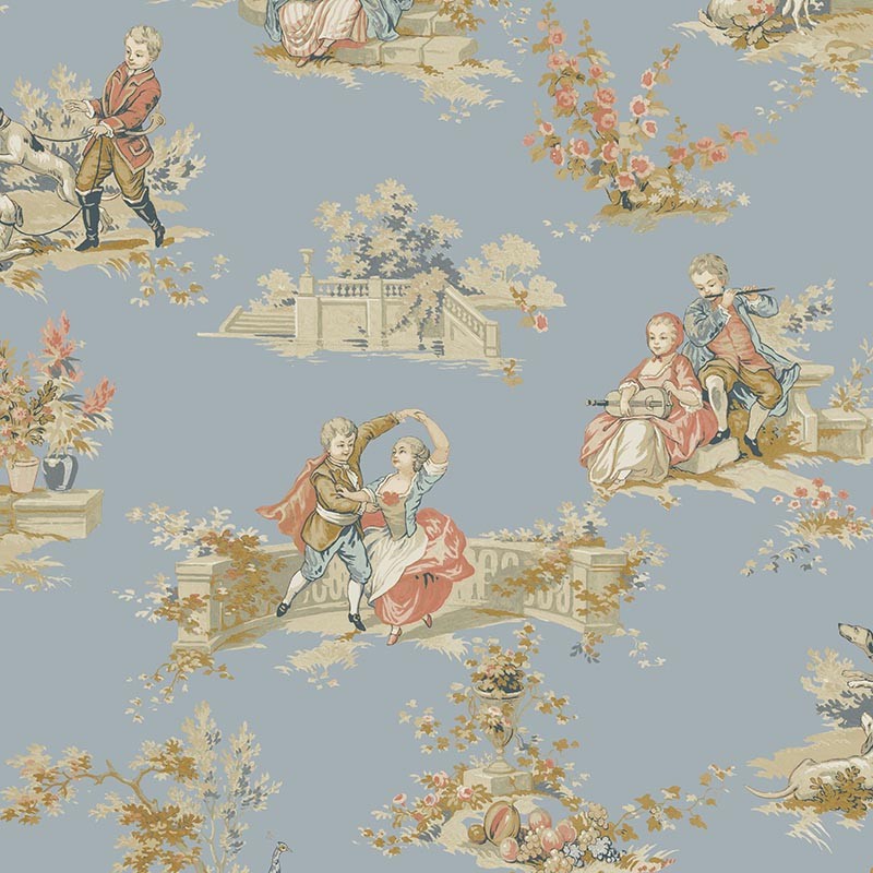 Tela Casadeco Les Belles Toiles de Jouy 2 Gavotte BTJD201766512