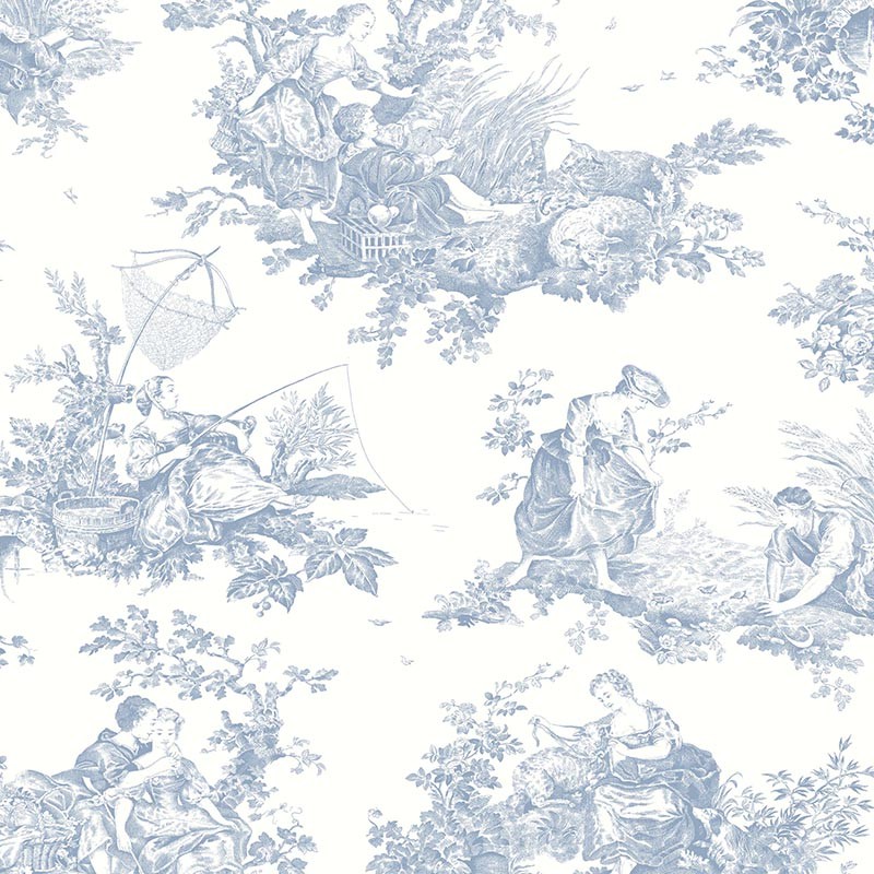 Papel Casadeco Les Belles Toiles de Jouy 2 Scène d'Été  BTJD87916217