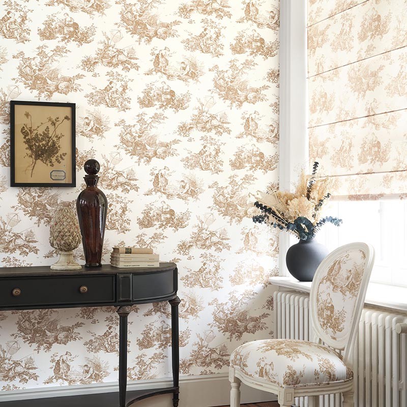 Papel Casadeco Les Belles Toiles de Jouy 2 Scène d'Été  BTJD87911318