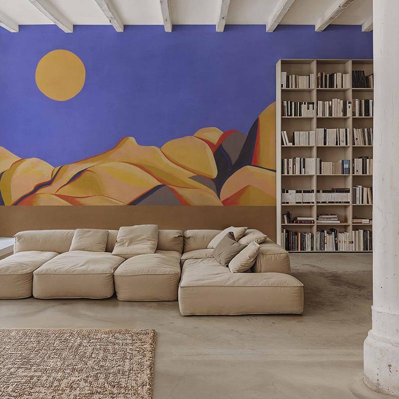 Mural Coordonne Coco Dávez Colortherapills Escapada Blue C00150