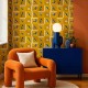Papel Coordonné Coco Dávez Colortherapills Like a Bird Golden C00135_N