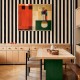 Papel pintado Coordonné Coco Dávez Colortherapills Toldo Noir C00132_N