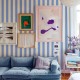 Papel Coordonné Coco Dávez Colortherapills Toldo Blue C00128_V