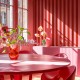 Papel Coordonné Coco Dávez Colortherapills Toldo Pink C00125_V
