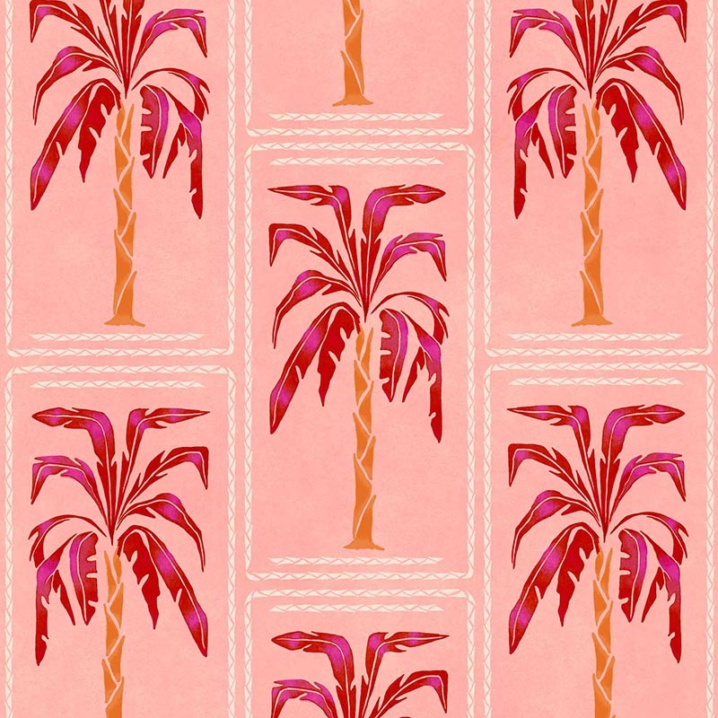 Papel Coordonné Coco Dávez Colortherapills Veraneo Pink C00118_N