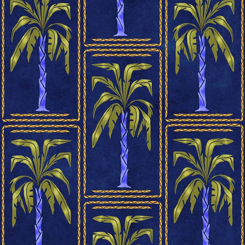 Papel Coordonné Coco Dávez Colortherapills Veraneo Cobalt C00114_N
