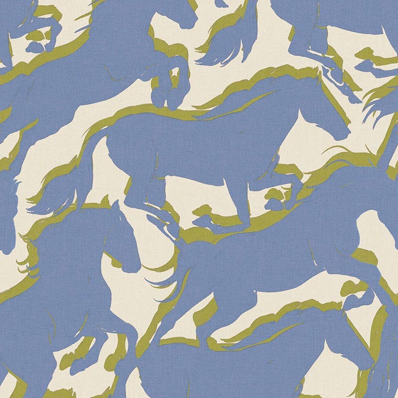 Papel Coordonné Coco Dávez Colortherapills Galope Blue C00109_V