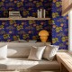 Papel Coordonné Coco Dávez Colortherapills Picnic Cobalt C00104_V