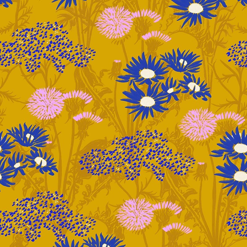 Papel Coordonné Coco Dávez Colortherapills Picnic Golden C00103_V