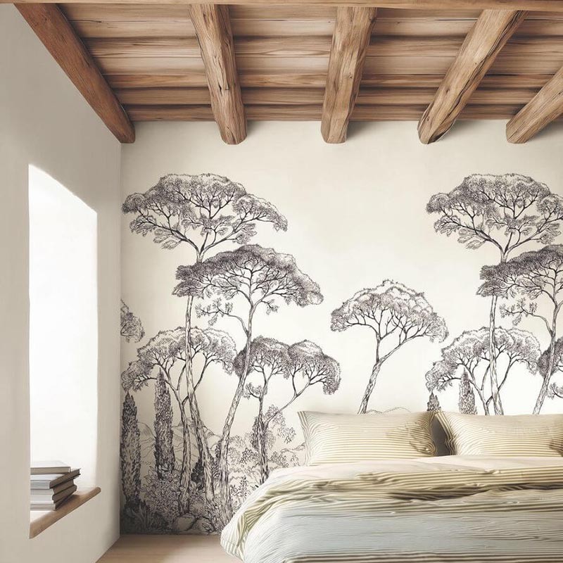 Mural Caselio Moonlight III Forest Of Pinea MNL3107290905