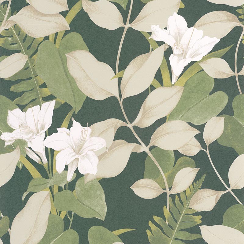 Papel pintado Casadeco Soliflore Royal Lily SOLI200267808