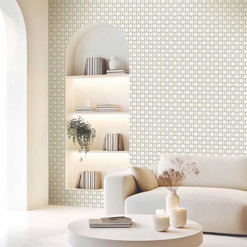 Papel Caselio Moonlight III Hexaline MNL3107130937