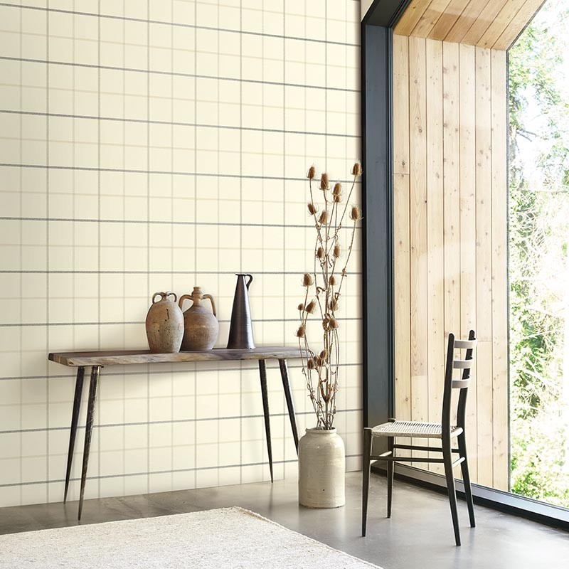 Papel pintado Casadeco Tailor Made Smooth Grid MADE202031210
