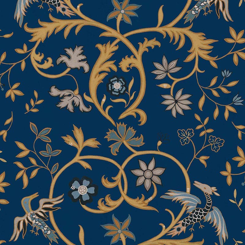 Papel pintado Coordonne Damaskus Antwerp Sapphire D00142_N