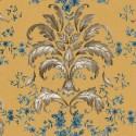 Damaskus French Damask Mustard D00139_V Papel  Coordonné
