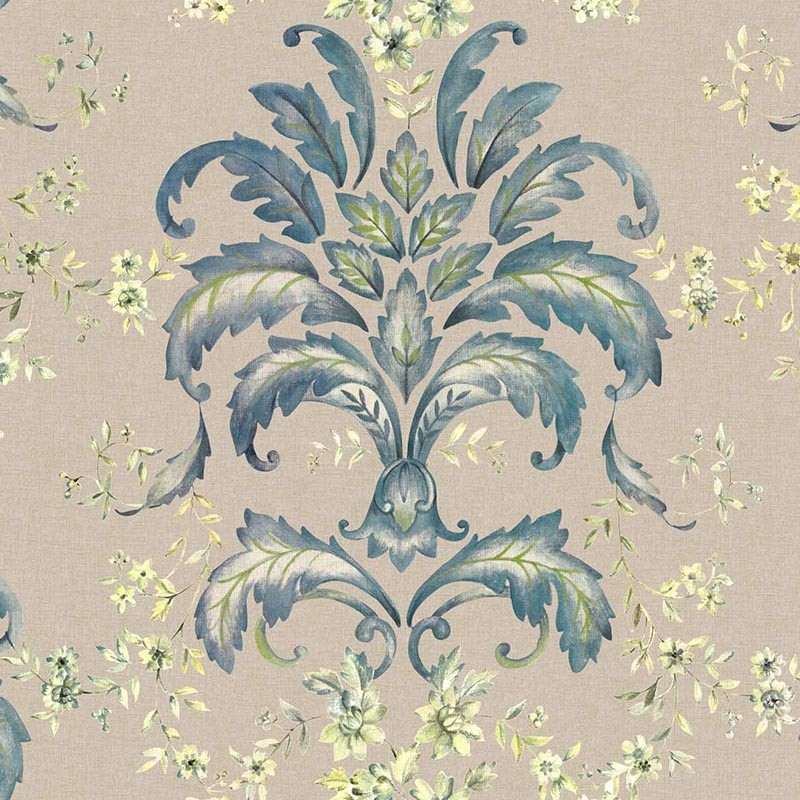 Papel pintado Coordonne Damaskus French Damask Sapphire D00137_V
