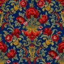 Damaskus Aranjuez Damask Vermillion D00133_N Papel  Coordonné