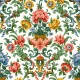 Papel pintado Coordonne Damaskus Aranjuez Damask Coral D00132_V