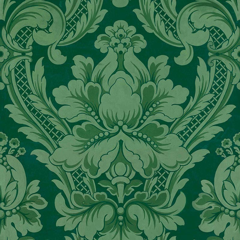 Papel pintado Coordonne Damaskus Venetian Damask Emerald D00112_V