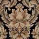 Papel pintado Coordonne Damaskus Venetian Damask Onyx D00111_N