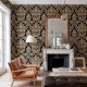 Papel pintado Coordonne Damaskus Venetian Damask Onyx D00111_N
