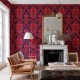 Papel pintado Coordonne Damaskus Venetian Damask Vermillion D00110_N