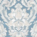 Damaskus Venetian Damask Sapphire D00107_V Papel  Coordonné