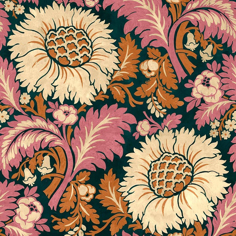 Papel pintado Coordonne Damaskus Chinese Damask Coral D00103_N