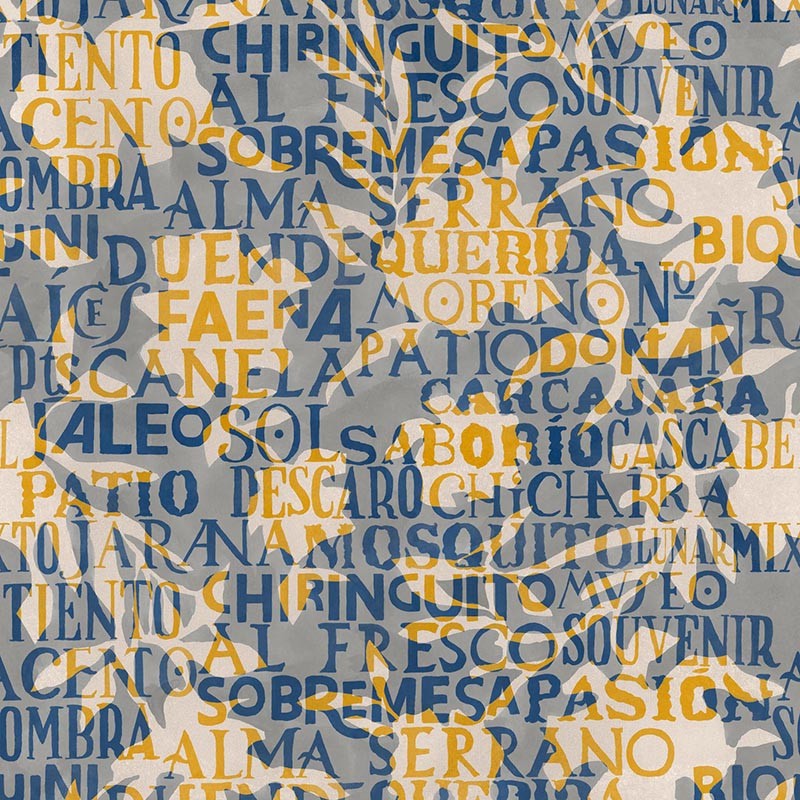 Papel pintado Tres Tintas Solera Jaleo Grey SO5206-6_N