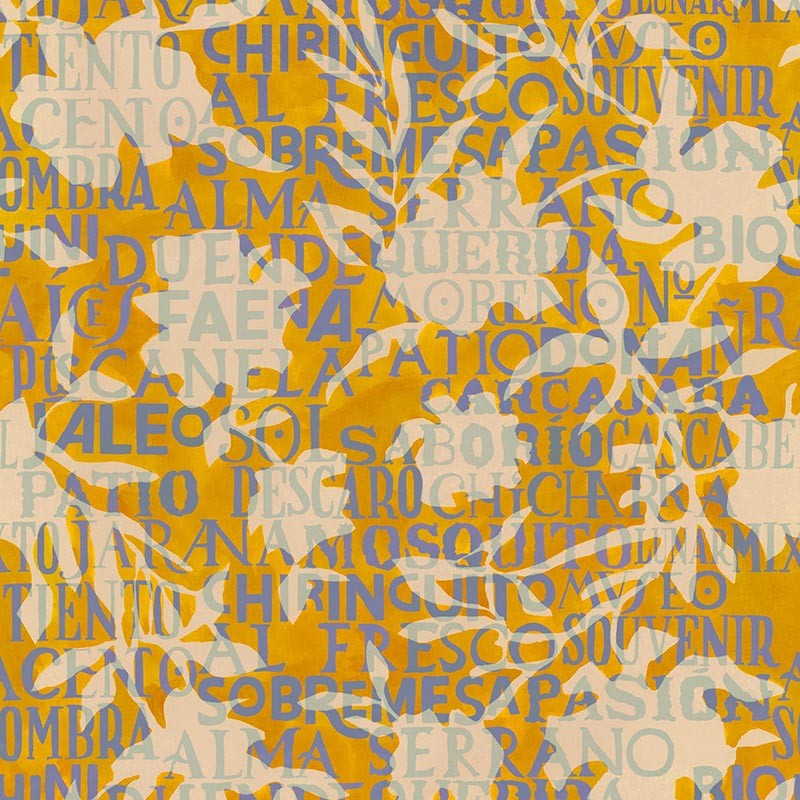 Papel pintado Tres Tintas Solera Postal yellow SO5206-3_V