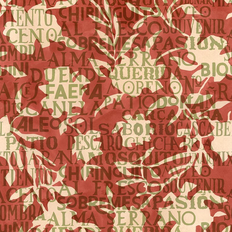 Papel pintado Tres Tintas Solera Jaleo red SO5206-2_N