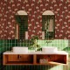 Papel pintado Tres Tintas Solera Clavelitos Red SO5203-5_N