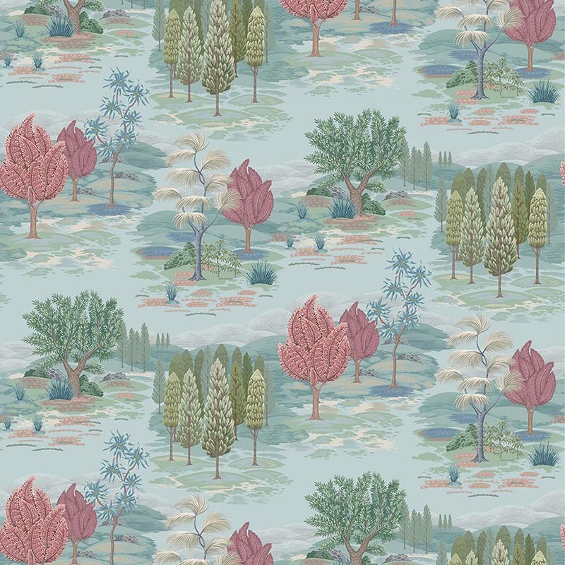 Papel pintado Osborne & Little Ananda Monteverde W8035-02
