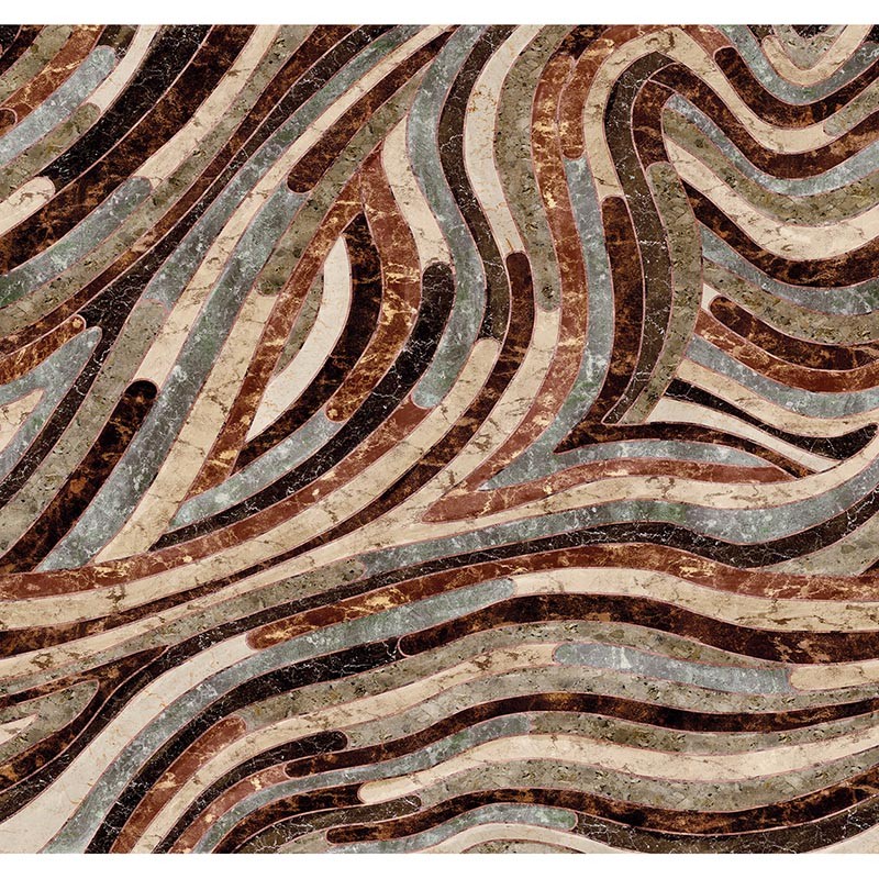 Mural decorativo Masureel Rock Serpentine Rust DGROC2041/2043