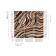 Mural decorativo Masureel Rock Serpentine Rust DGROC2041/2043