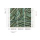 Mural decorativo Masureel Rock Serpentine Verde DGROC2021/2023