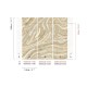 Mural decorativo Masureel Rock Serpentine Beige DGROC2011/2013