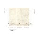 Mural decorativo Masureel Rock Paros White DGROC3011/3013