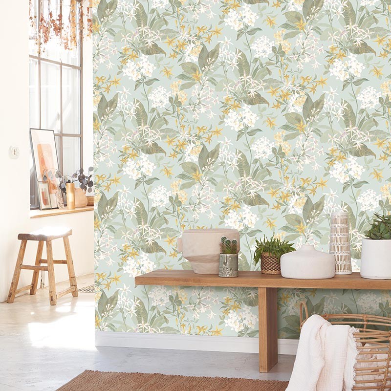 Papel pintado Casadeco Le Beau Jardin Songe de Jasmin BJAR202566025