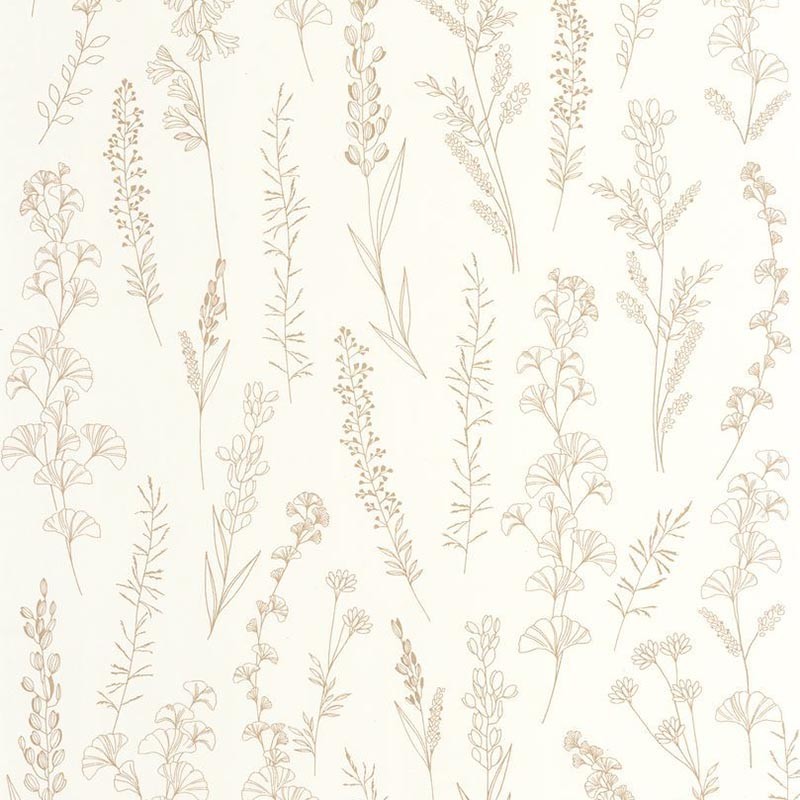 Papel pintado Casadeco Le Beau Jardin Carnet Botanique BJAR202591234