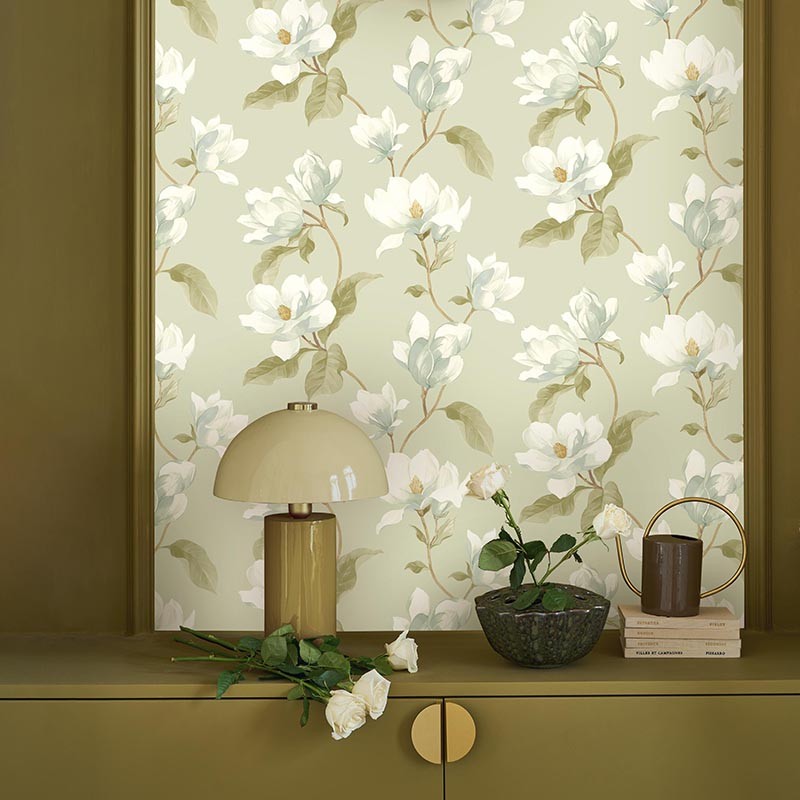 Papel pintado Casadeco Le Beau Jardin Brume De Magnolia BJAR202547202