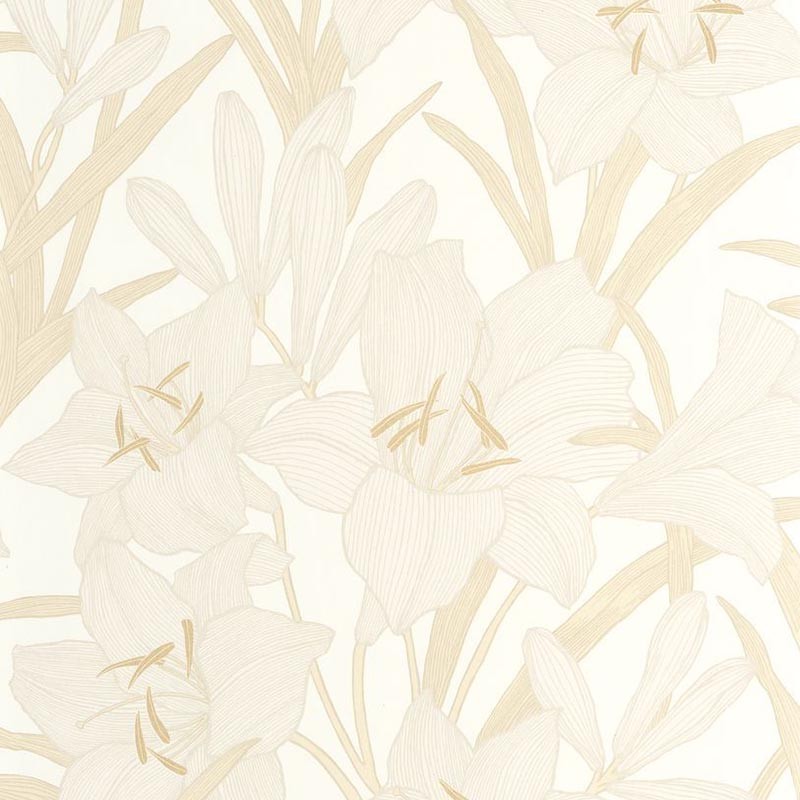 Papel pintado Casadeco Le Beau Jardin Clair De Lys BJAR202581001