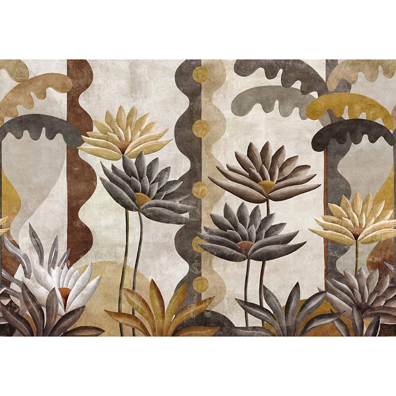 Mural Coordonne Sarape Ágaves Carbon C00048_N