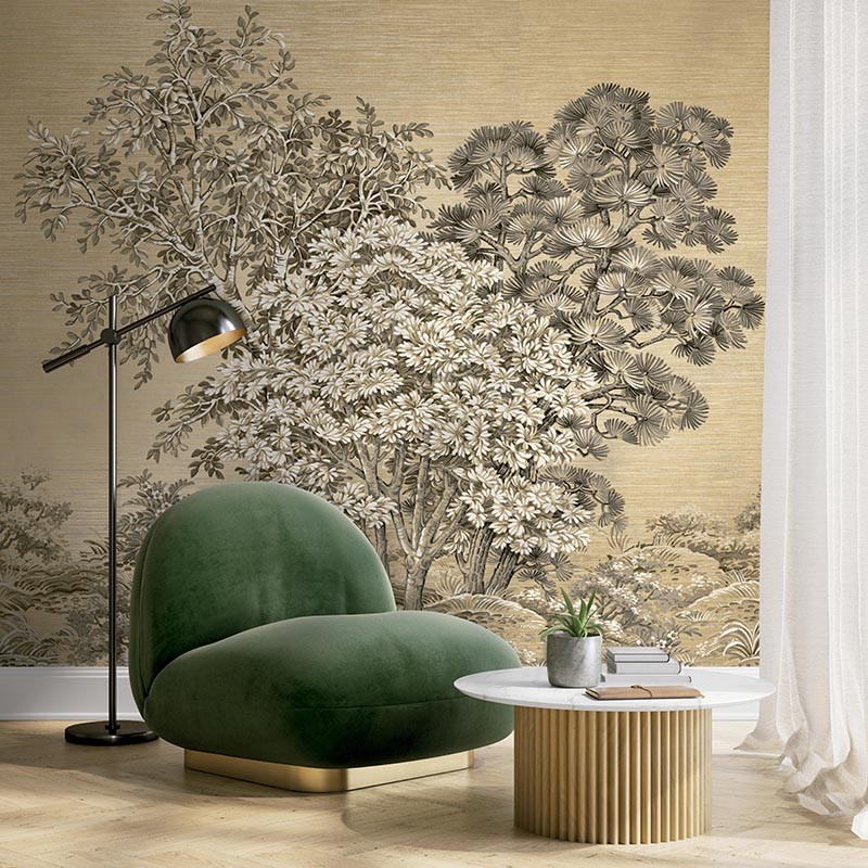 Mural Decorativo A Collection of Trees Painted TR71806M